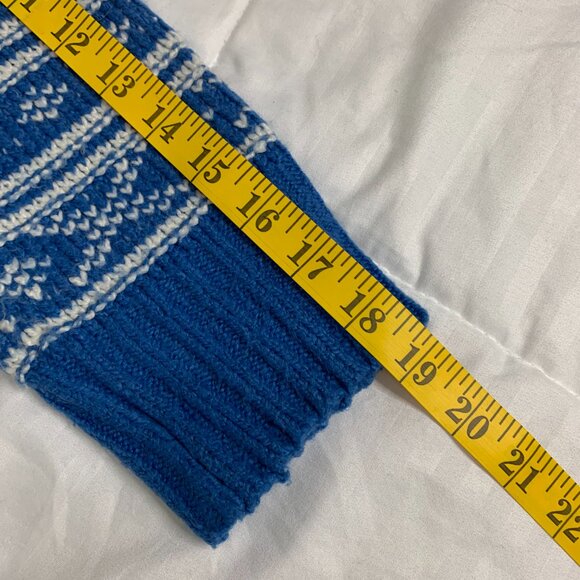 American Eagle Women’s Vintage Blue & White Sweater – XL (Y2K Green Label) - Picture 13 of 13